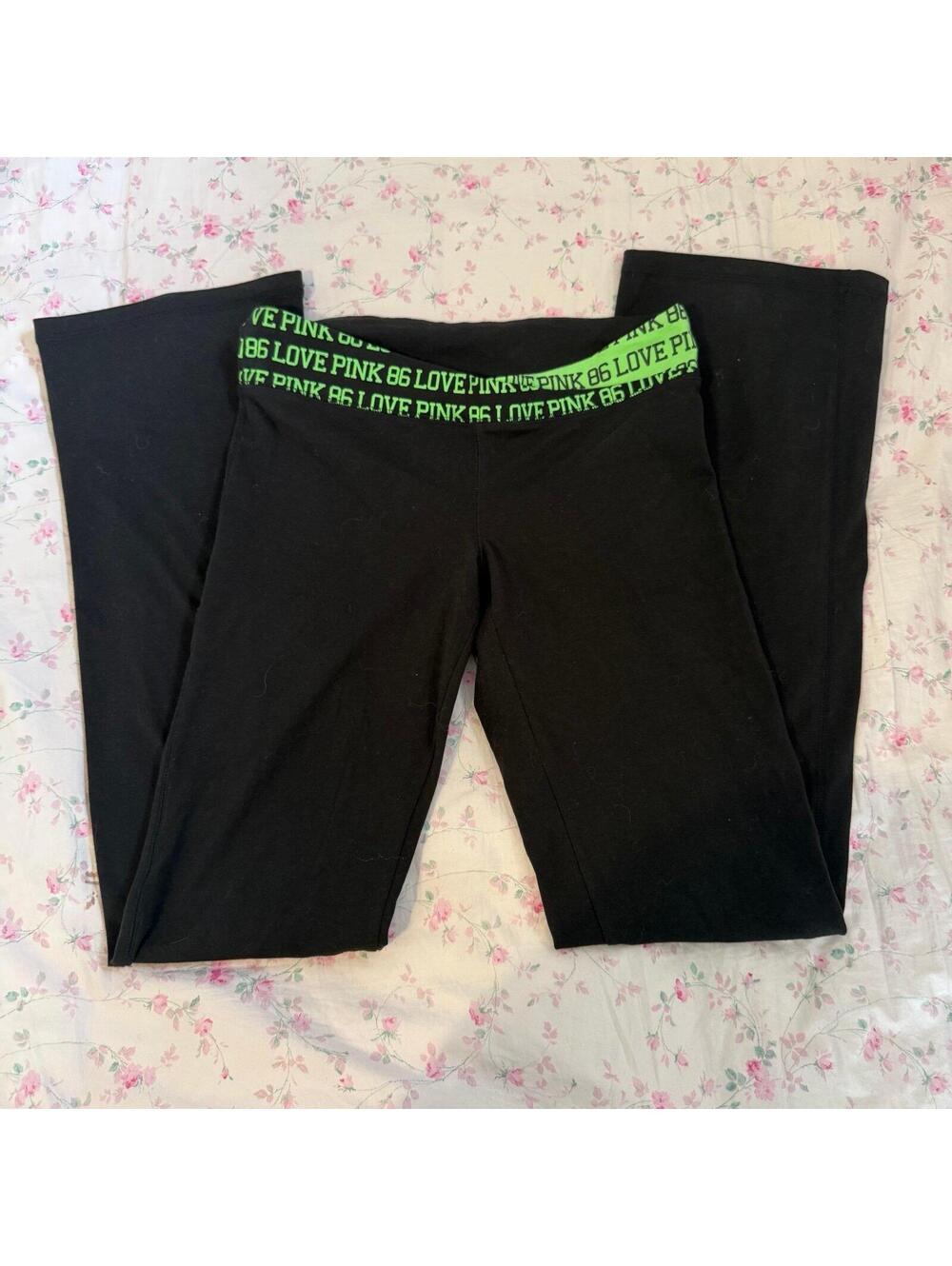 Y2K PINK Victoria Secret Flare Leggings